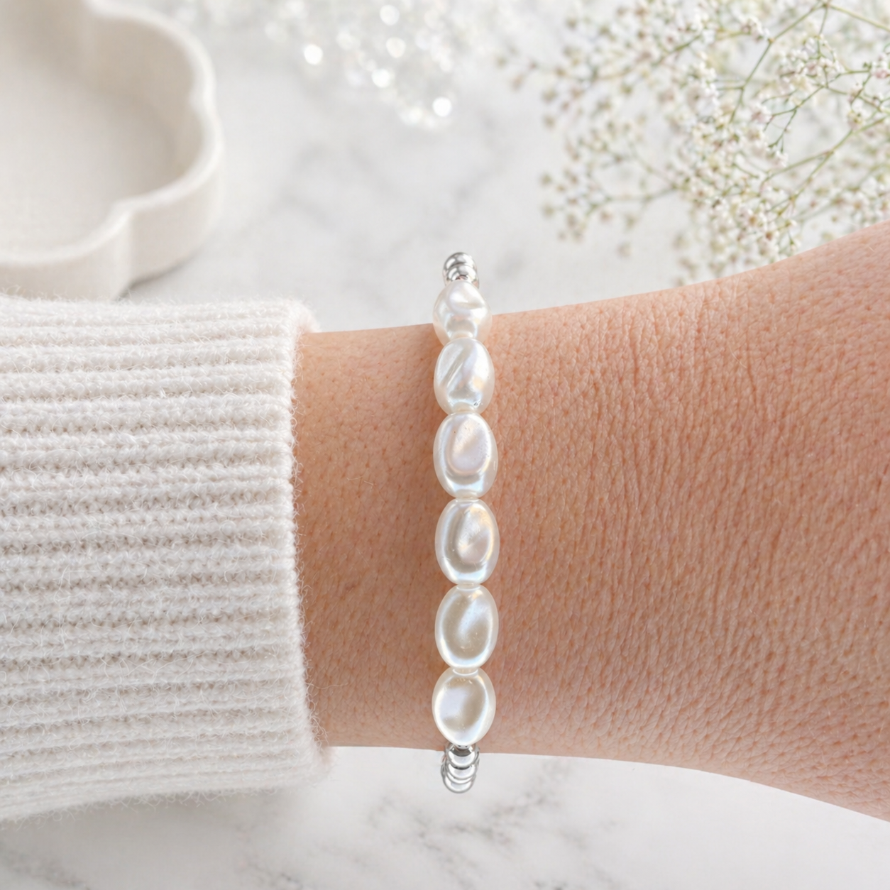 The Straight Pearl Silver